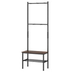 3-in-1 Hall Tree Freestanding Entryway Bench with Hooks