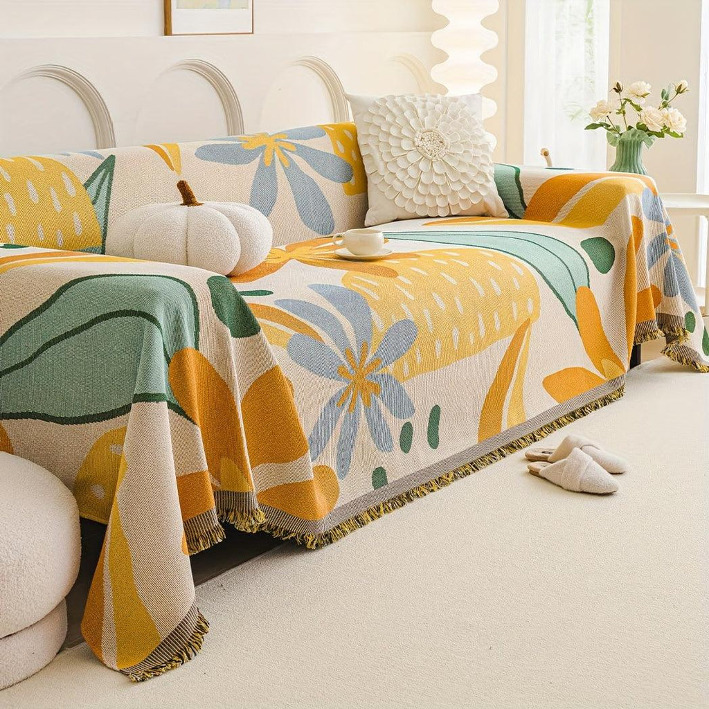 Boho Chic Double-sided Chenille Sofa Cover 6 Gorgeous styles For all Seasons