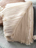 4 Layers Oversized Turkish Muslin Blanket