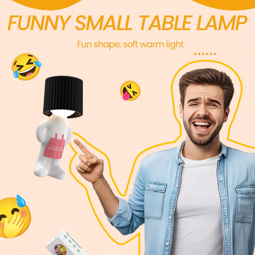 Pant-less Wee-Man Rechargeable Table Light/Night Light