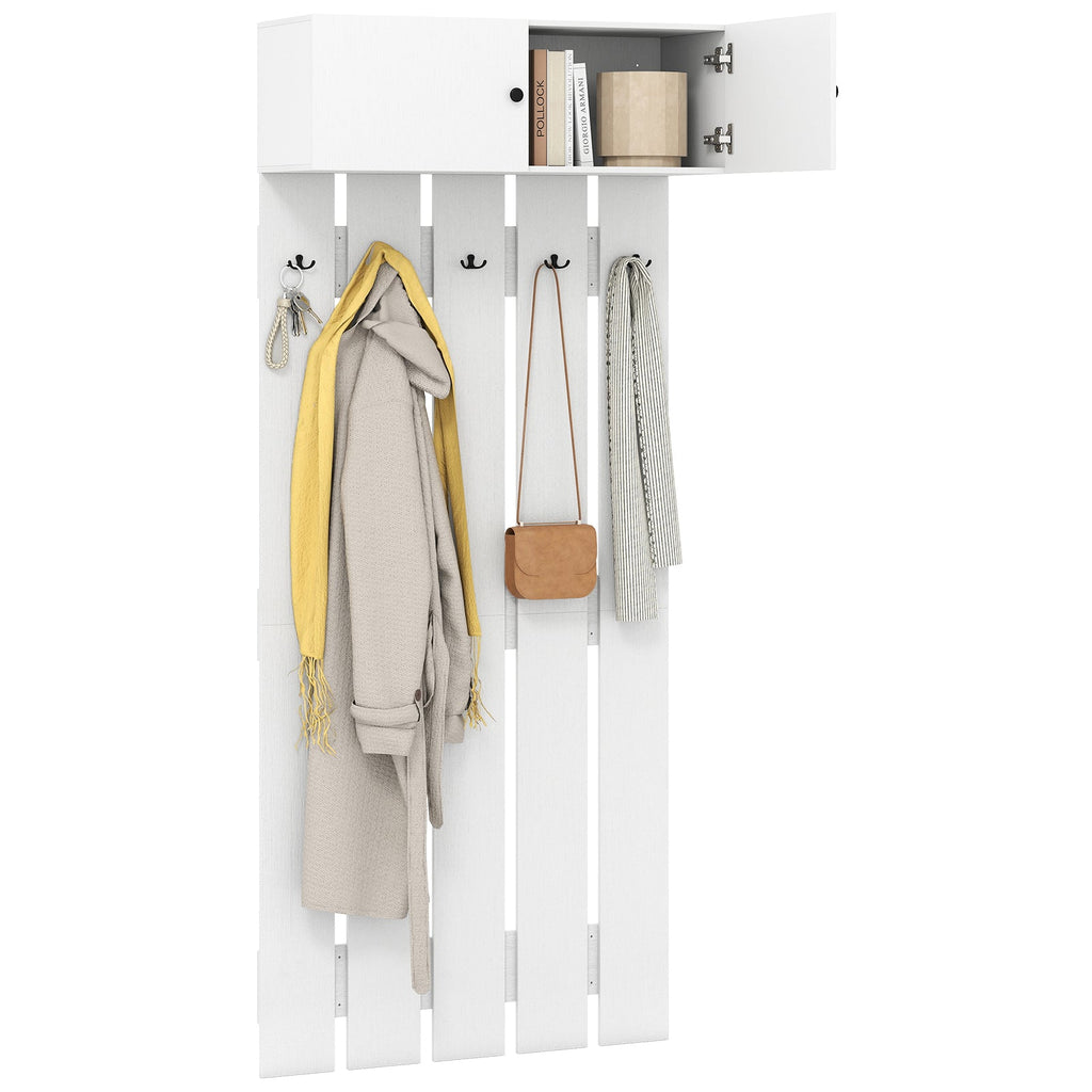 Entryway Wall Coat Rack Wall Mounted Coat Clothes Rack - Home Spa Robe Rack