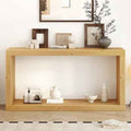 Modern Minimalist Entrance Table, Square Shaped Fashion Design, Easy