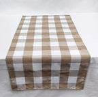 Fennco Styles Buffalo Check Design Table Runner - Handmade in USA - Plaid Rustic Table Cover for Everyday Use, Banquet, Holiday, Family Gathering and Special Occasion