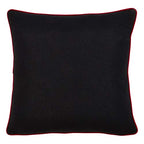 Fennco Styles Tableau Noir Collection Farmhouse Typography Stitched Pillow and Case – Black Deorcative Pillow and Case for Couch, Living Room and Holiday Décor
