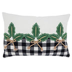 Fennco Styles Buffalo Plaid Christmas Collection Decorative Throw Pillow - Holiday Cushion for Home Décor, Couch, Living Room, Bedroom