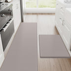 Kitchen Mats, 2PCS Kitchen Rugs, Cushioned anti Fatigue Kitchen Mats for Floor, Non-Slip Standing Desk Mat, Waterproof Kitchen Rug Set for Kitchen,20" X 32"+20" X 94.5"-Full 1Inch Thick,Black