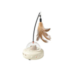 Rolling Light-Up UFO Cat Toy With Laser & Bell
