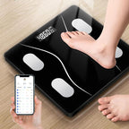 Wi-Fi Smart Weighing Scale, Huge 4.3" Screen — Step-On Body Measurements (Track Weight, BMI, Fat/Fit Goals)