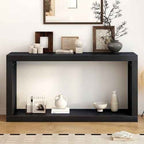 Modern Minimalist Entrance Table, Square Shaped Fashion Design, Easy