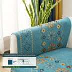 Geometric Bohemian Chenille Slipcovers Pet/Kid Friendly Washable