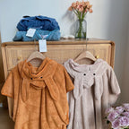 Trendy Rabbit Hooded Cartoon Bathrobes For Girls Boys