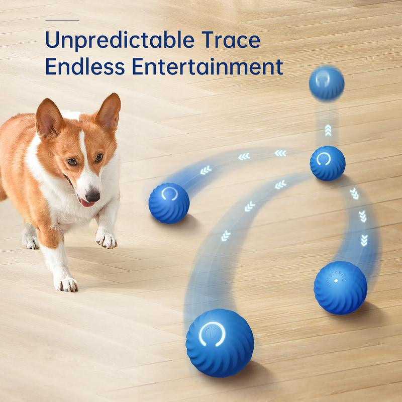 Petgravity Interactive Dog Toy, Motion Activated Automatic Bouncing Ball, Sm/Med Dog, USB Rechargeable