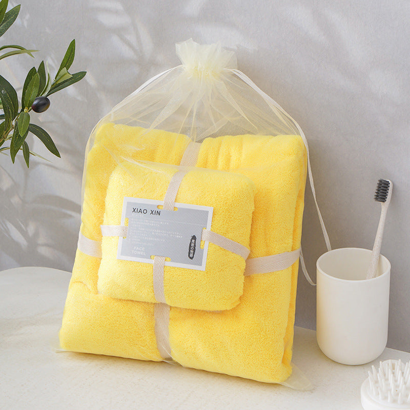 Absorbent Bath Towel Set For Mother And Child