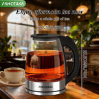PANCERKA Electric Kettle 1.8L, 1500W Fast Boiling with LED Indicator, Auto Shut-Off, BPA-Free