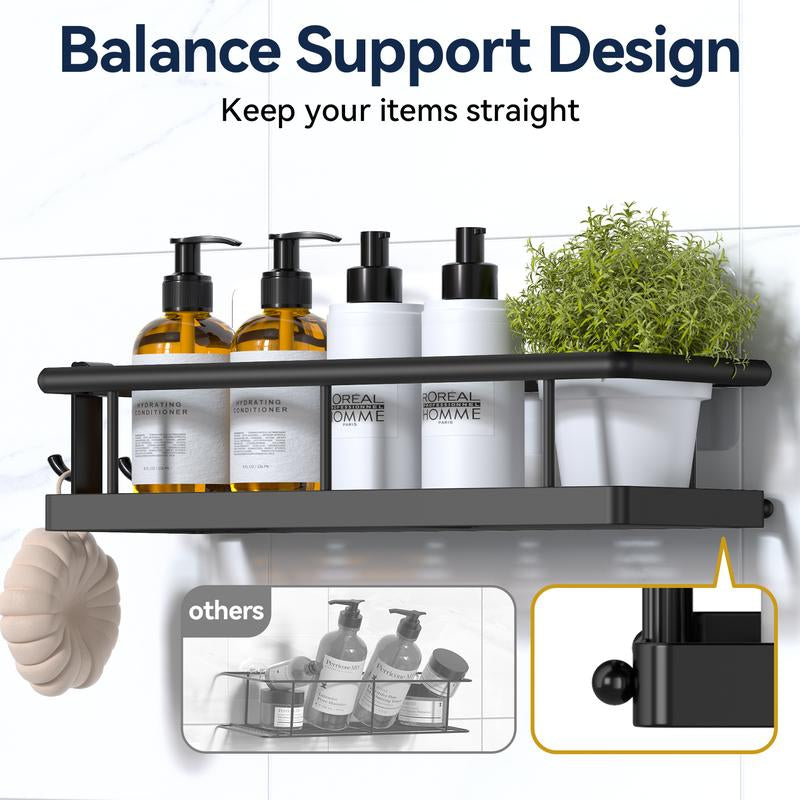 Kitchen Caddy  Shower Caddy  Pantry Caddy  No Drilling Rustproof Adhesive Organizers