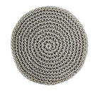 Fennco Styles Handmade Crochet Cocktail Drink Coasters 5-Inch Round, Set of 4 - Doilies for Everyday Use, Holiday, Farmhouse, Décor, Tea Party and Special Occasion