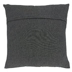 Fennco Styles Embroidered Sheep Cotton Decorative Throw Pillow 18" W x 18" L - Grey Animal Cushion for Home, Couch, Living Room and Office Décor (Natural, Pillow Cover)
