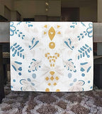 Fennco Styles Floral Print Design Everyday Table Runner 13" W x 71" L - Summer Flower Table Cover for Home Décor, Dining Table, Banquet, Holiday and Family Gatherings