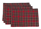 Fennco Styles Classic Tartan Plaid Holiday Tablecloth - Red and Black Table Cover for Christmas, Banquets, Family Gathering, Special Occasion and Home Décor