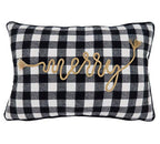 Fennco Styles Buffalo Plaid Christmas Collection Decorative Throw Pillow - Holiday Cushion for Home Décor, Couch, Living Room, Bedroom