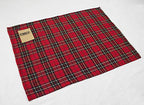 Fennco Styles Holiday Tartan Plaid Dazzle Christmas Decorative Table Runner - Red Table Cover for Winter Holidays, Home Decor, Family Gatherings