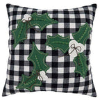 Fennco Styles Buffalo Plaid Christmas Collection Decorative Throw Pillow - Holiday Cushion for Home Décor, Couch, Living Room, Bedroom