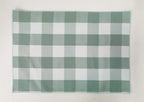 Fennco Styles Buffalo Check Double Layers Reversible Placemats 14" W x 20" L, Set of 4 - Handmade in USA - Plaid Table Mats for Everyday Use, Banquet, Holiday, Family Gathering, Special Occasion