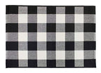 Fennco Styles Rustic Collection Buffalo Check with Rolled Hem Edge Table Runner