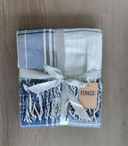 Fennco Styles Classic Plaid Pattern Fringe Throw Blanket 50" W x 60" L - Rustic Cozy Blanket for Home, Couch, Bedroom, Living Room, Office, and Holiday Décor