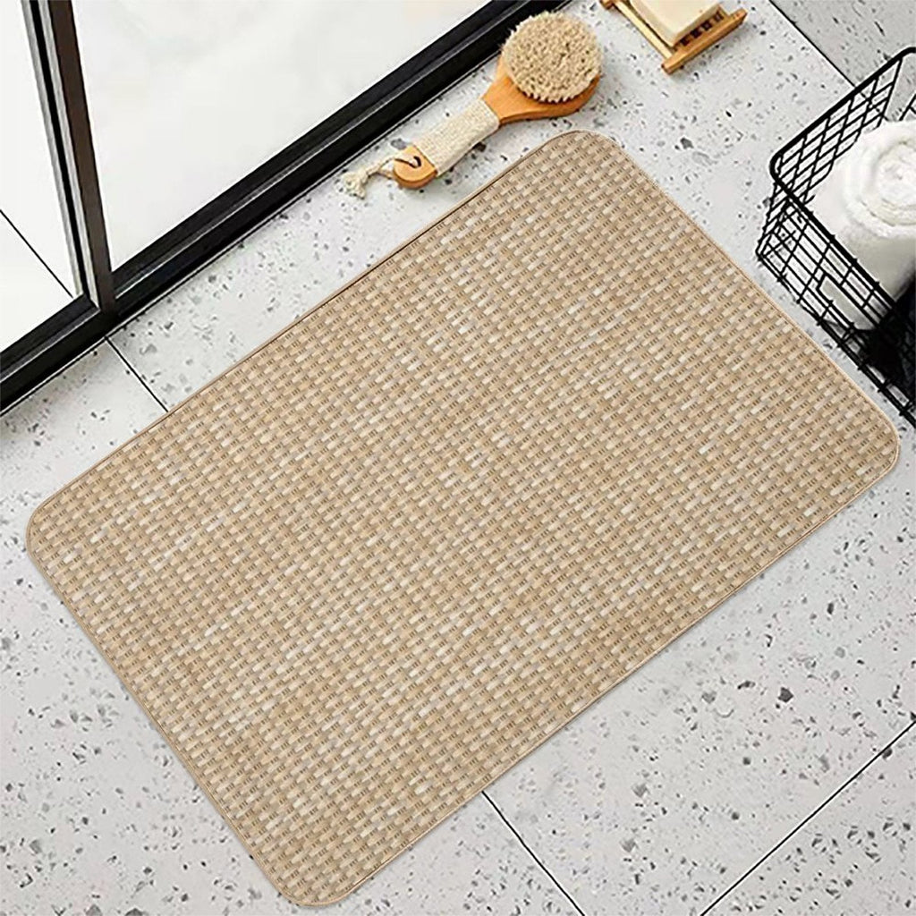 Wicker  Water and Dirt-Trapping Bath Mat Entry Mat