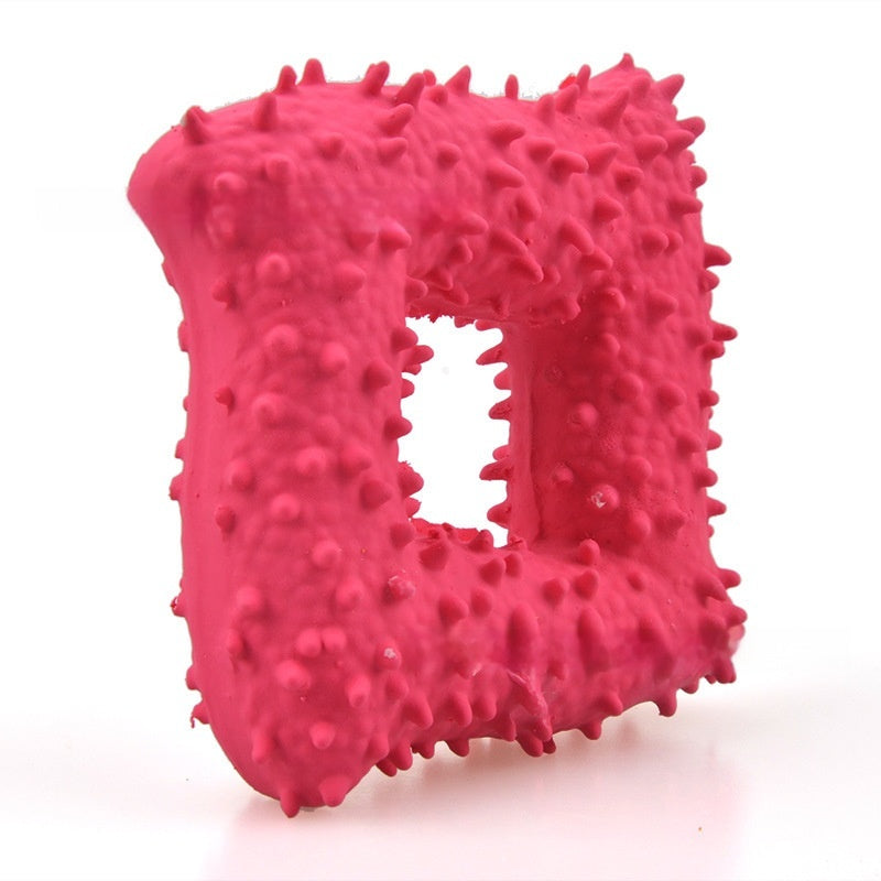 Pet Latex Barbed Bone Toys, Tooth Cleaning