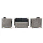 Puerta 4-Piece Outdoor Wicker Sofa Set