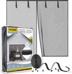 AUGO Heavy Duty Magnetic Screen Door - Self-Sealing for Ultimate Bug Protection