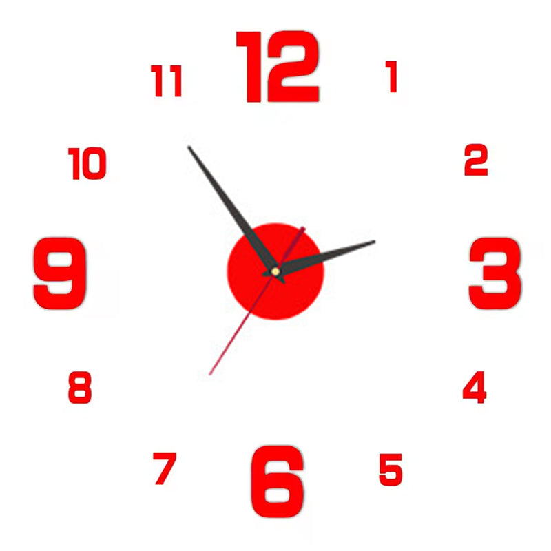 Frameless Modern Wall Clock