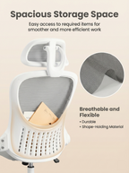 Ergonomic Mesh Office Chair – Multi Color High Back Chair with Lumbar Support