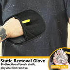[Use Horizontally] Pet Hair Remover Glove, Electrostatic Removal Gloves for Pet Hair, Pet Hair Remover Gloves for Dog & Cat, Reusable Pet Hair Remover Glove for Carpet, Couch, Clothing, Furniture（Need to Be Used Horizontally）