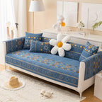 Geometric Bohemian Chenille Slipcovers Pet/Kid Friendly Washable