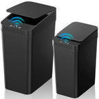 Automatic Touchless, Smart Garbage Can with Lid, 2 Pack 4 & 2.2 Gallon , Motion Sensor