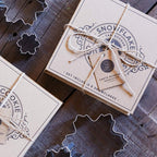 6-Piece Snowflake Cookie Cutter Set Book Box