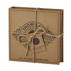 6-Piece Snowflake Cookie Cutter Set Book Box