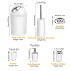 6-Piece Bathroom Accessories Set