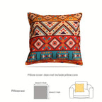 Bohemian Fall Colors Linen Sofa Cover Pet-Friendly Washable