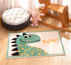 Fennco Styles Kids Cartoon Small Area Rug - Animal Design Soft Non-Slip Carpet Play Mat for Boys Girls Bedroom Décor, Kids Playroom, Living Room, Nursery Décor