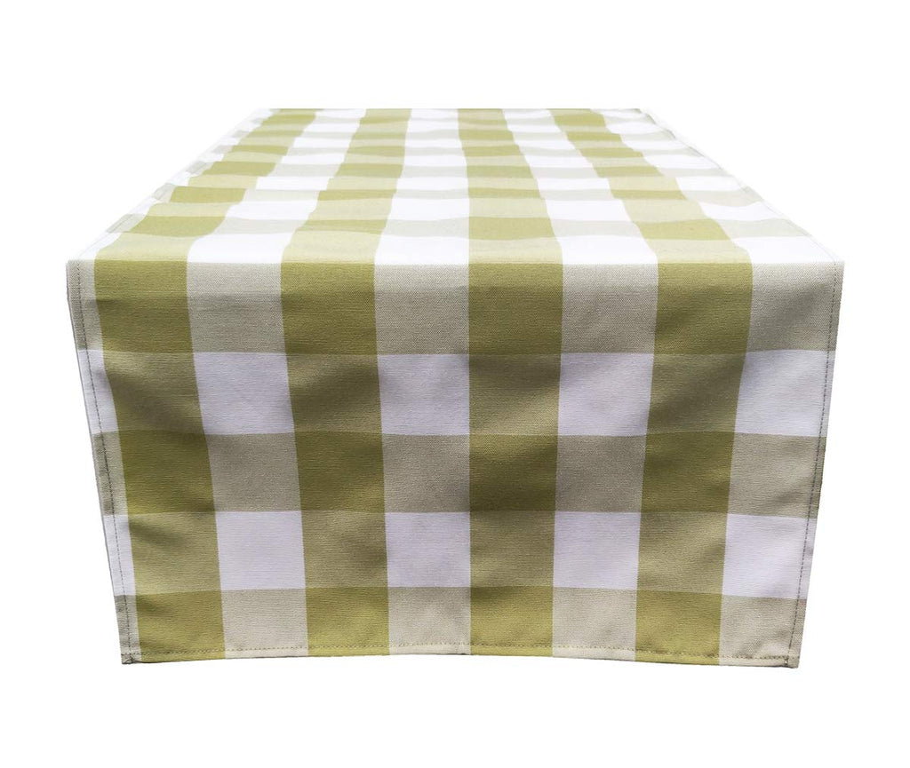 Fennco Styles Buffalo Check Design Table Runner - Handmade in USA - Plaid Rustic Table Cover for Everyday Use, Banquet, Holiday, Family Gathering and Special Occasion