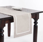 Fennco Styles Everyday Chic Pleated Cotton Table Runner (16"X72" Runner)
