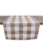 Fennco Styles Buffalo Check Design Table Runner - Handmade in USA - Plaid Rustic Table Cover for Everyday Use, Banquet, Holiday, Family Gathering and Special Occasion