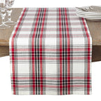 Fennco Styles Classic Plaid Design Tabletop Collection