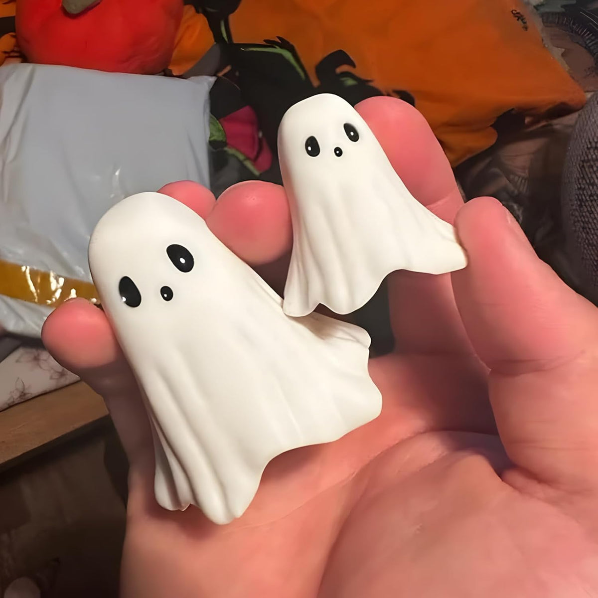 Halloween Ghost Figurines, 5 Spooky Styles