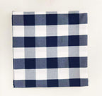 Fennco Styles Buffalo Check Design Tablecloth 54" W x 54" L - Handmade in USA - Plaid Rustic Table Cover for Everyday Use, Banquet, Holiday, Family Gathering and Special Occasion
