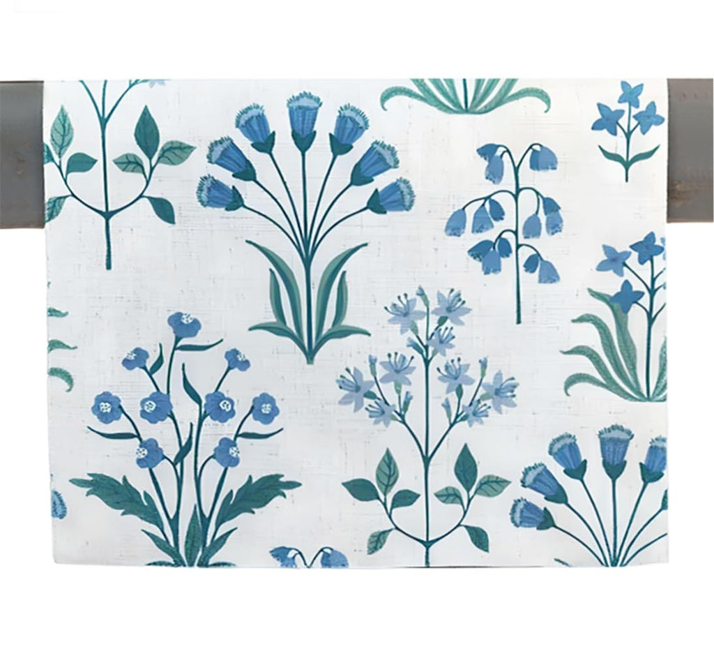 Fennco Styles Floral Print Design Everyday Table Runner 13" W x 71" L - Summer Flower Table Cover for Home Décor, Dining Table, Banquet, Holiday and Family Gatherings